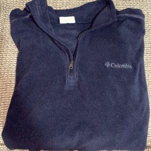 Black Columbia quarter zip
